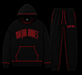 MAJOR MOVES RHINESTONE TRACKSUIT (BLACK/RED)